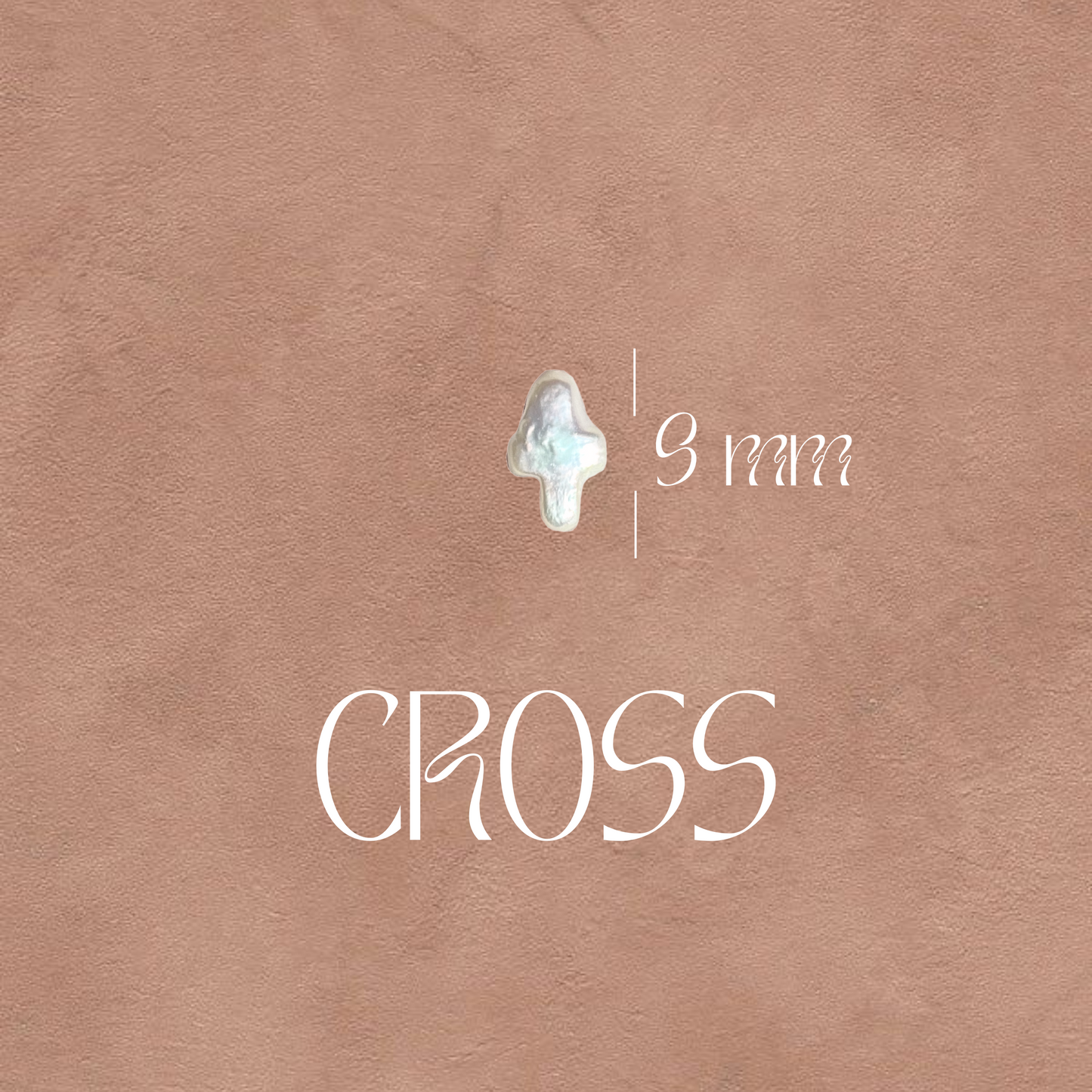 Cross-shaped Freshwater Pearl